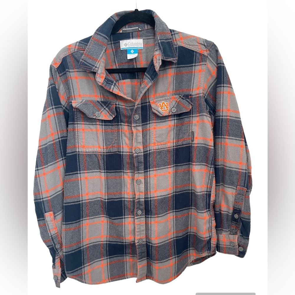 Women's Columbia Sportswear Auburn Tigers Collegiate Flannel Shirt Size S